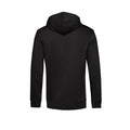 Black Pure - Back - B&C Mens Organic Hooded Sweater