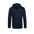 Navy Blue - Back - B&C Mens Organic Hooded Sweater
