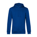 Royal Blue - Front - B&C Mens Organic Hooded Sweater