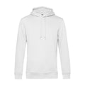 White - Front - B&C Mens Organic Hooded Sweater