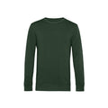 Forest Green - Front - B&C Mens Organic Crew Neck Sweat