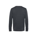 Asphalt - Back - B&C Mens Organic Crew Neck Sweat