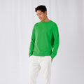 Apple Green - Back - B&C Mens Organic Crew Neck Sweat