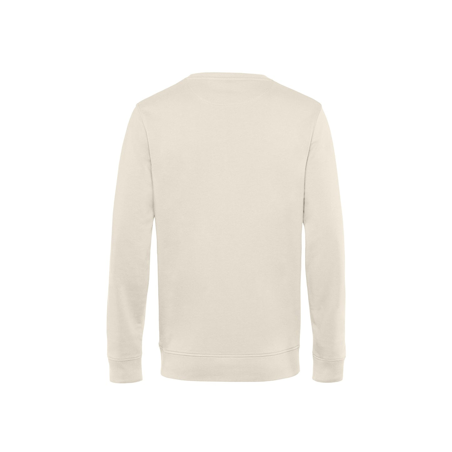 Off White - Side - B&C Mens Organic Crew Neck Sweat