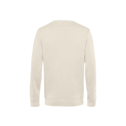 Off White - Side - B&C Mens Organic Crew Neck Sweat