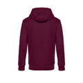 Dark Cherry - Back - B&C Mens King Zipped Hooded Sweat