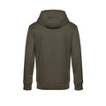 Khaki - Back - B&C Mens King Zipped Hooded Sweat