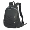 Black-Black - Front - Shugon Adults Unisex Chester Backpack