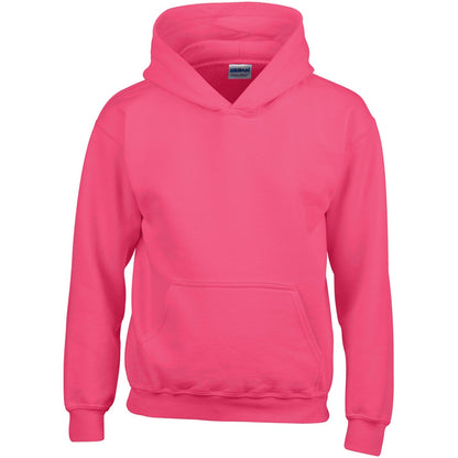 Heliconia - Front - Gildan Heavy Blend Childrens Unisex Hooded Sweatshirt Top - Hoodie