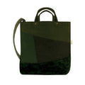 Olive Green - Front - Jassz Satomi Faux Fur Shoulder Bag