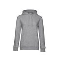 Heather Grey - Front - B&C Womens-Ladies Queen Hoody