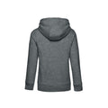 Heather Mid Grey - Back - B&C Womens-Ladies Queen Hoody