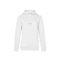 White - Front - B&C Womens-Ladies Queen Hoody