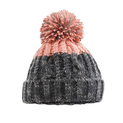Graphite Grey-Blush - Back - Beechfield Unisex Adult Apres Beanie