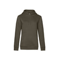 Khaki Green - Front - B&C Womens-Ladies Queen Hoodie