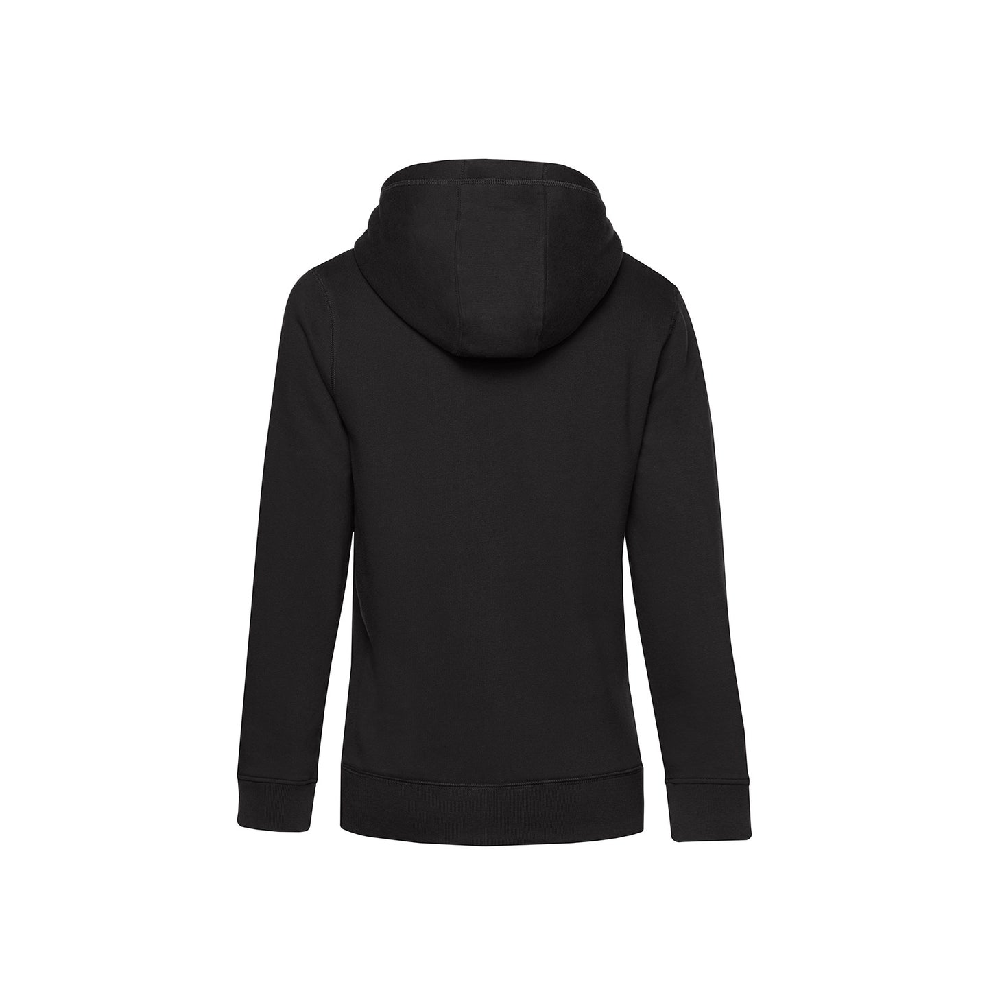 Black - Back - B&C Womens-Ladies Queen Hoodie