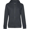 Asphalt - Front - B&C Womens-Ladies Queen Hoodie