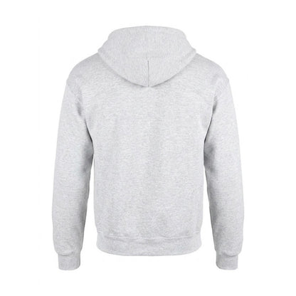 Ash Grey - Back - Gildan Heavy Blend Unisex Adult Full Zip Hooded Sweatshirt Top