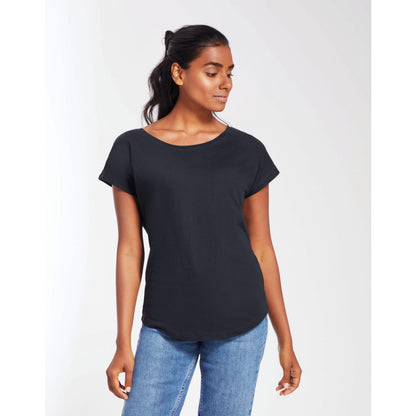 Navy - Front - Mantis Womens-Ladies Relaxed T-Shirt
