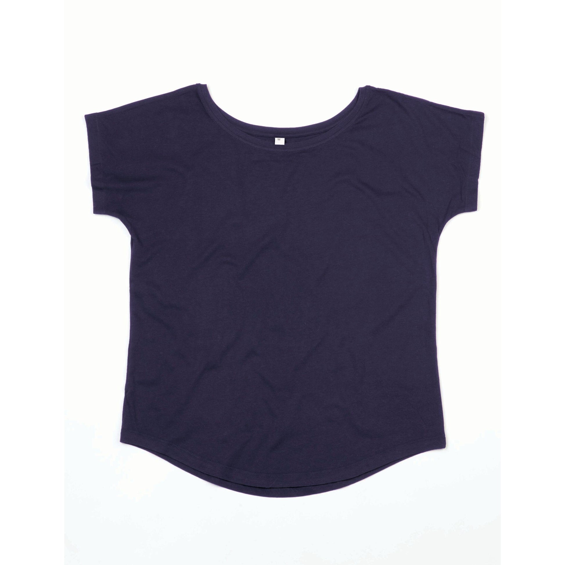 Navy - Back - Mantis Womens-Ladies Relaxed T-Shirt