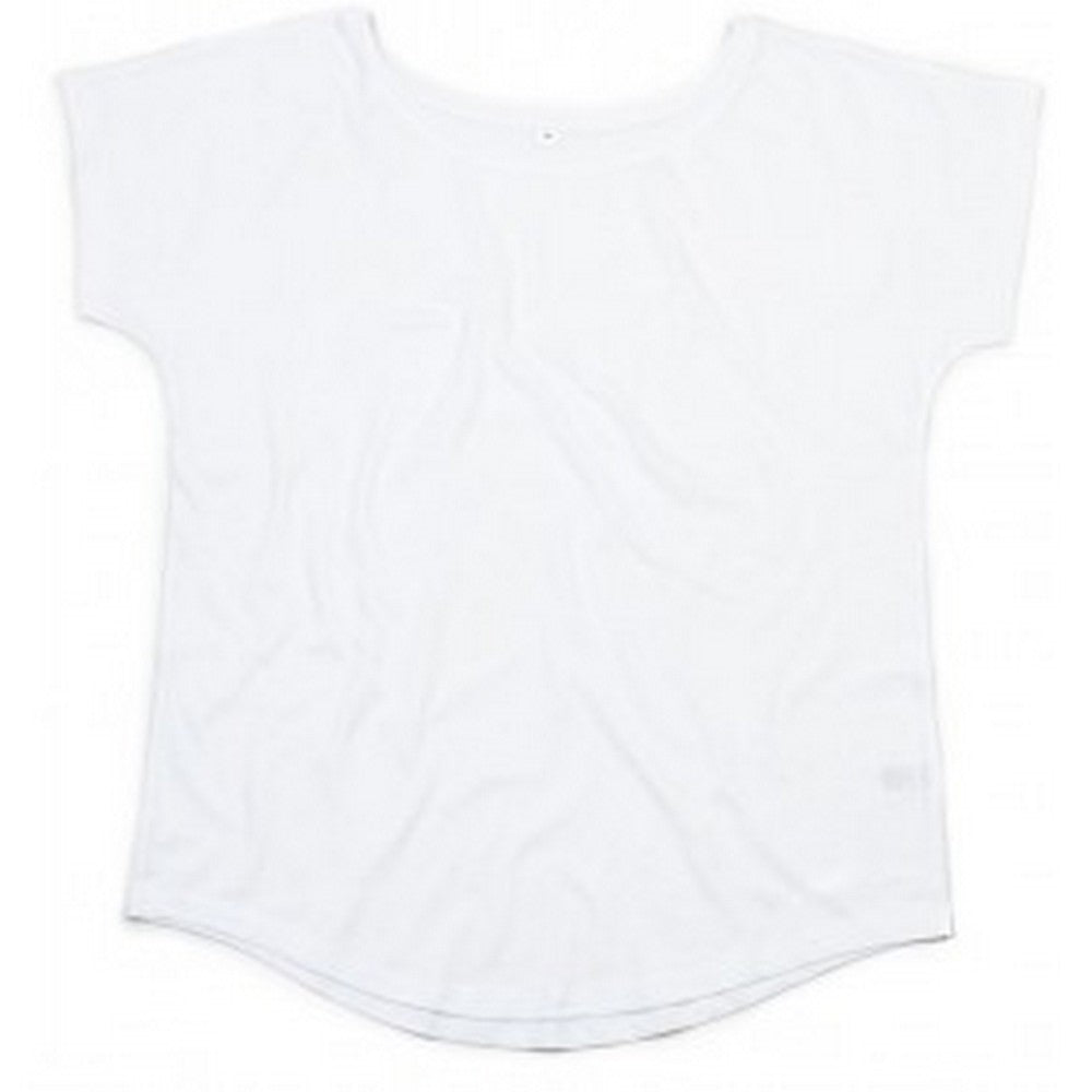 White - Front - Mantis Womens-Ladies Relaxed T-Shirt