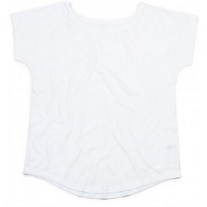 White - Front - Mantis Womens-Ladies Relaxed T-Shirt
