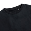 Black - Pack Shot - Russell Childrens-Kids Organic Short-Sleeved T-Shirt
