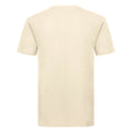 Natural - Back - Russell Mens Organic Short-Sleeved T-Shirt