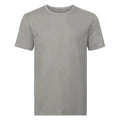 Stone - Front - Russell Mens Organic Short-Sleeved T-Shirt