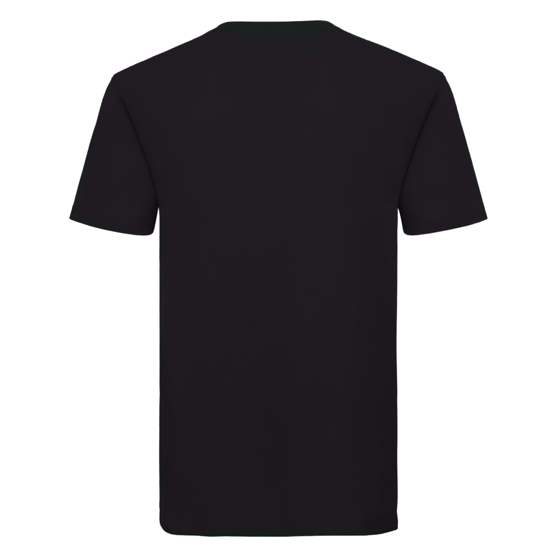 Black - Back - Russell Mens Organic Short-Sleeved T-Shirt