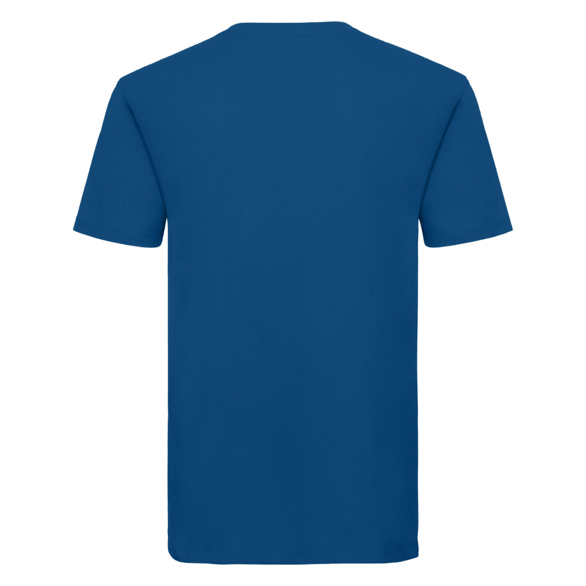 Bright Royal Blue - Back - Russell Mens Organic Short-Sleeved T-Shirt