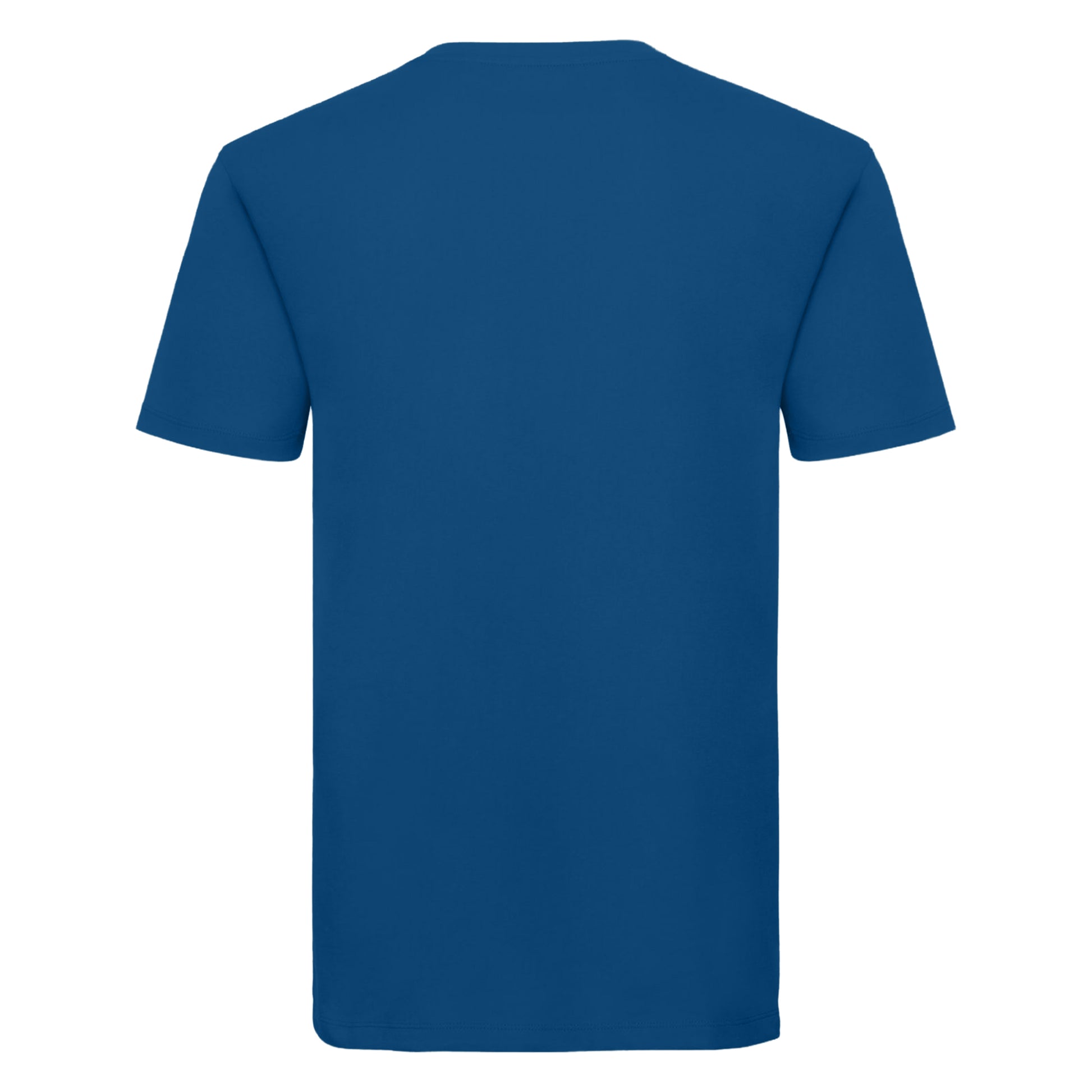 Bright Royal Blue - Back - Russell Mens Organic Short-Sleeved T-Shirt