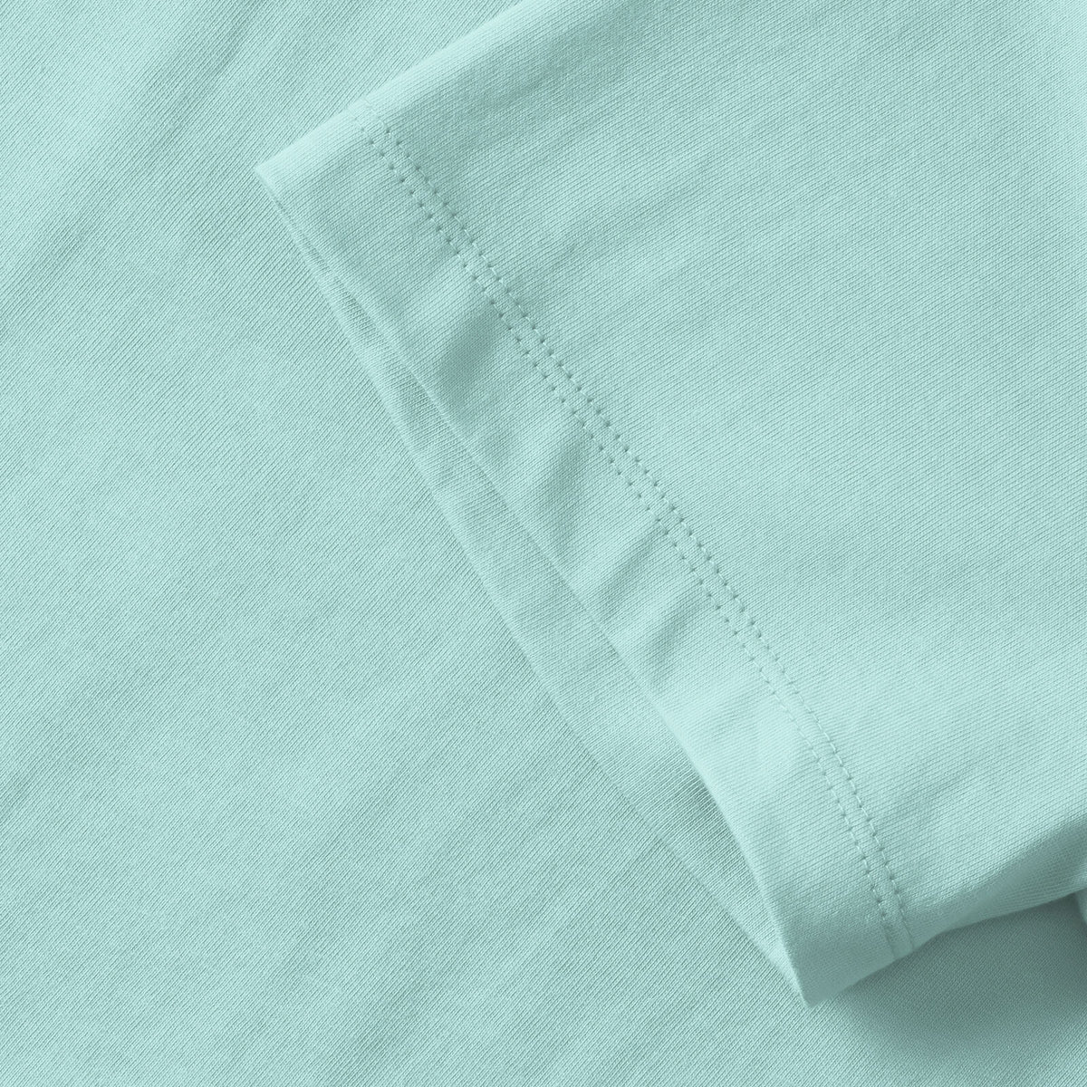 Aqua Blue - Lifestyle - Russell Mens Organic Short-Sleeved T-Shirt