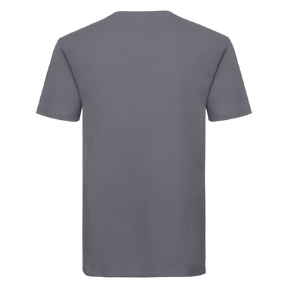 Convoy Grey - Back - Russell Mens Organic Short-Sleeved T-Shirt