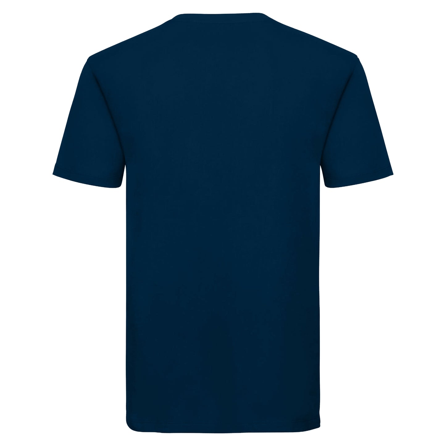 French Navy - Back - Russell Mens Organic Short-Sleeved T-Shirt