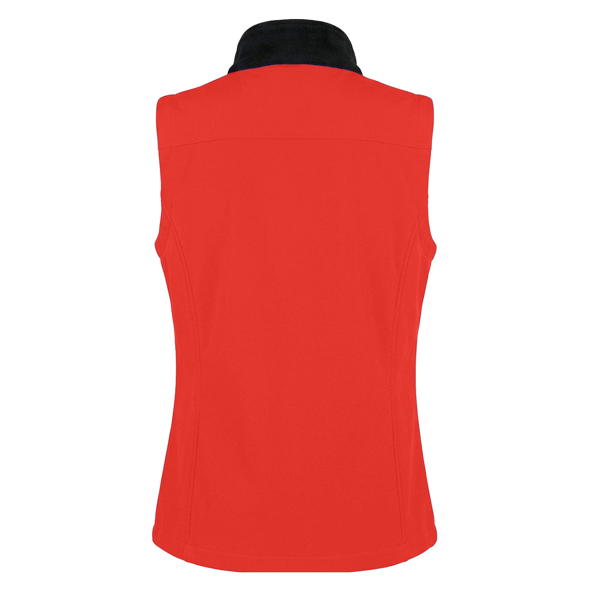 Red-Black - Back - Result Womens-Ladies Softshell Body Warmer