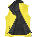 Yellow-Black - Front - Result Womens-Ladies Softshell Body Warmer