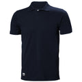 Navy - Front - Helly Hansen Mens Manchester Polo Shirt