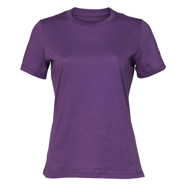 Royal Purple - Front - Bella + Canvas Womens-Ladies Jersey Short-Sleeved T-Shirt