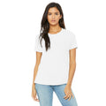 White - Back - Bella + Canvas Womens-Ladies Jersey Short-Sleeved T-Shirt