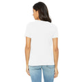 White - Back - Bella + Canvas Womens-Ladies Jersey Short-Sleeved T-Shirt