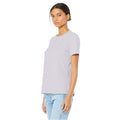 Lavender Dust - Front - Bella + Canvas Womens-Ladies Jersey Short-Sleeved T-Shirt