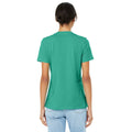 Teal - Front - Bella + Canvas Womens-Ladies Jersey Short-Sleeved T-Shirt