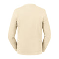 Natural - Back - Russell Unisex Adult Reversible Organic Sweatshirt