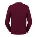 Burgundy - Back - Russell Unisex Adult Reversible Organic Sweatshirt