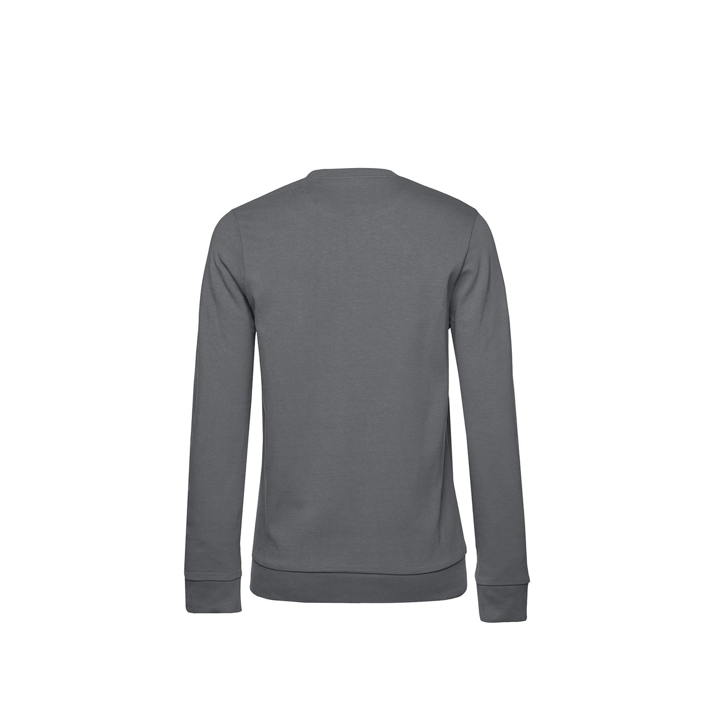 Elephant Grey - Back - B&C Womens-Ladies Set-in Sweatshirt