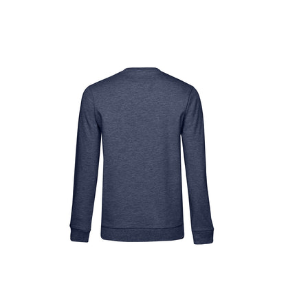 Navy Heather - Back - B&C Womens-Ladies Set-in Sweatshirt