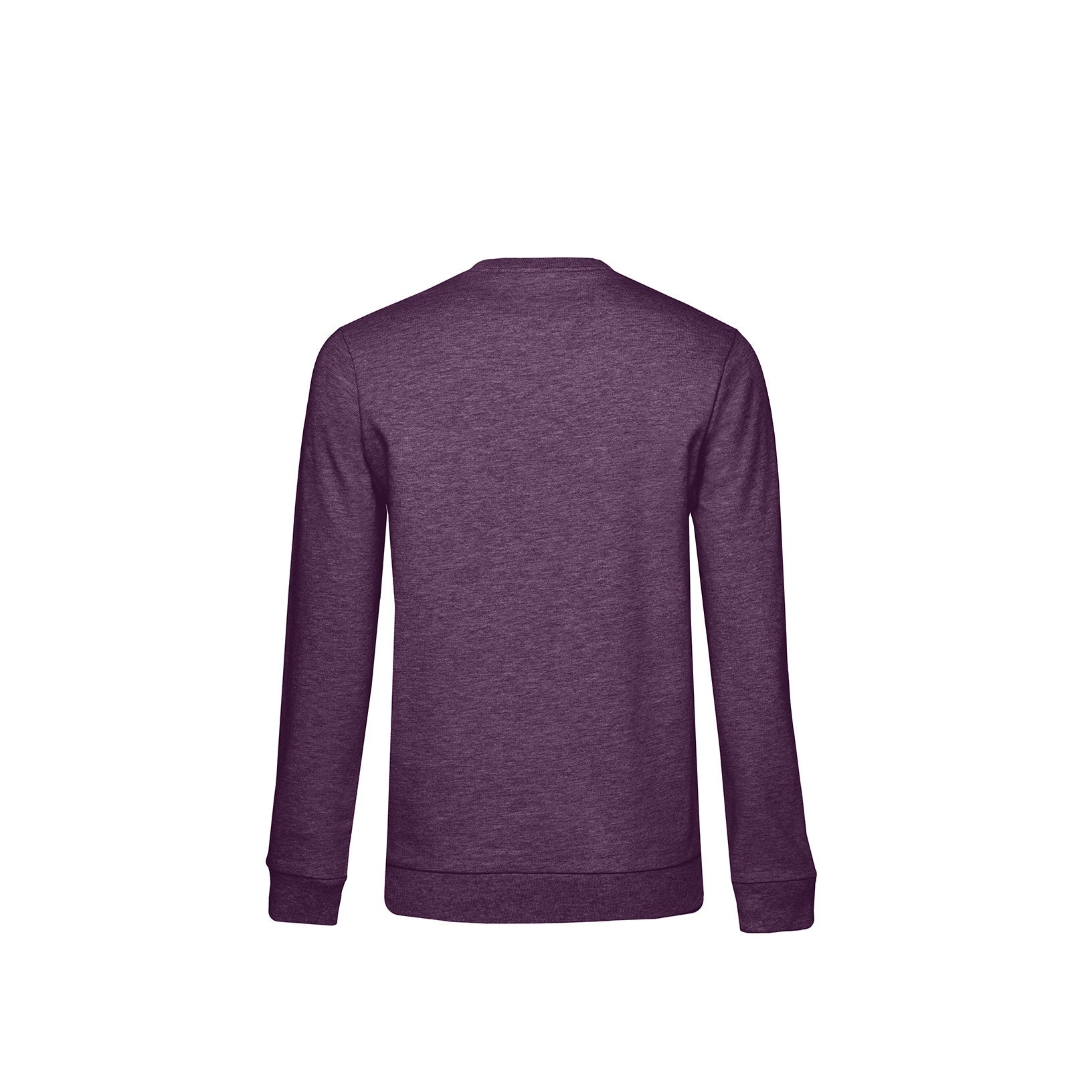 Purple Heather - Back - B&C Womens-Ladies Set-in Sweatshirt