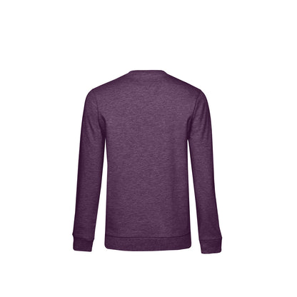 Purple Heather - Back - B&C Womens-Ladies Set-in Sweatshirt