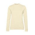 Pale Yellow - Front - B&C Womens-Ladies Set-in Sweatshirt